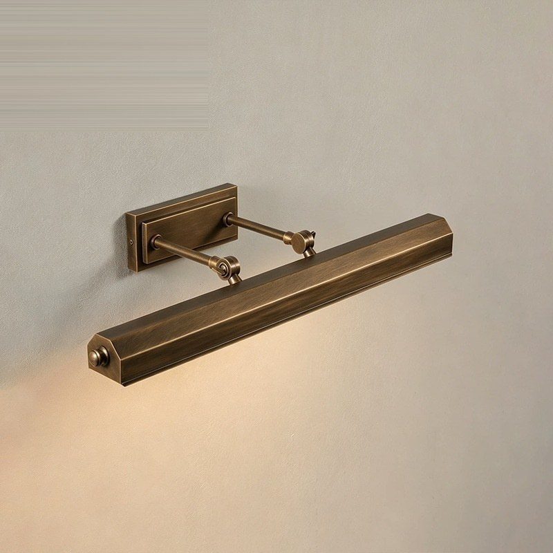 Brass Picture Light for Art & Mirrors — Linear Gallery Wall Fixture