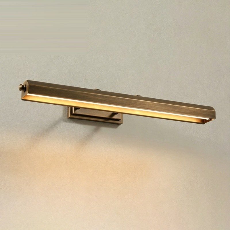 Brass Picture Light for Art & Mirrors — Linear Gallery Wall Fixture - Image 4