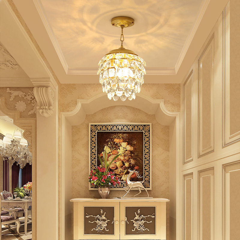 Crystal Drum Chandelier — for Lobby & Corridor — view 3