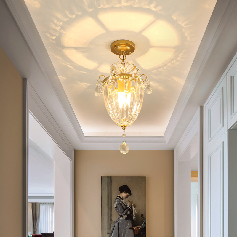 Crystal Drum Chandelier — for Lobby & Corridor — view 4