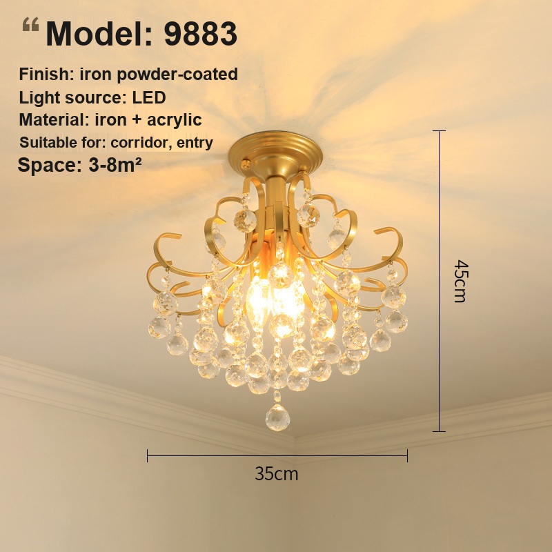 Crystal Drum Chandelier — for Lobby & Corridor — view 8