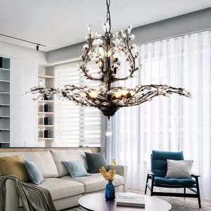 Crystal Hanging Chandelier — for Dining & Retail — view 1