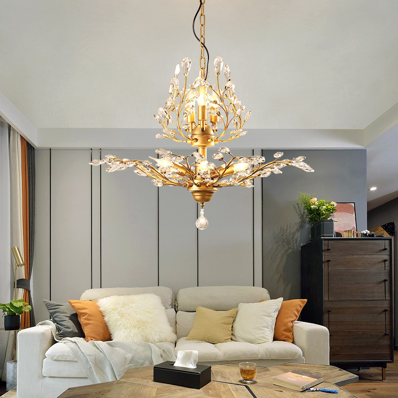 Crystal Hanging Chandelier — for Dining & Retail — view 2