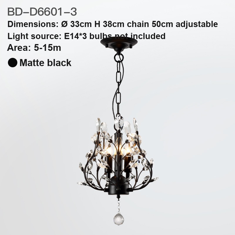 Crystal Hanging Chandelier for Dining & Retail — view 6