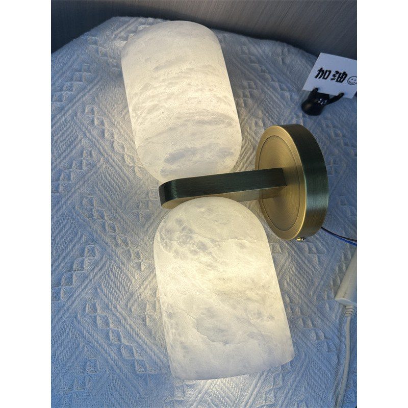 Cylinder Alabaster Wall Sconce — Warm Glow Light for Corridors & Lobbies - Image 3