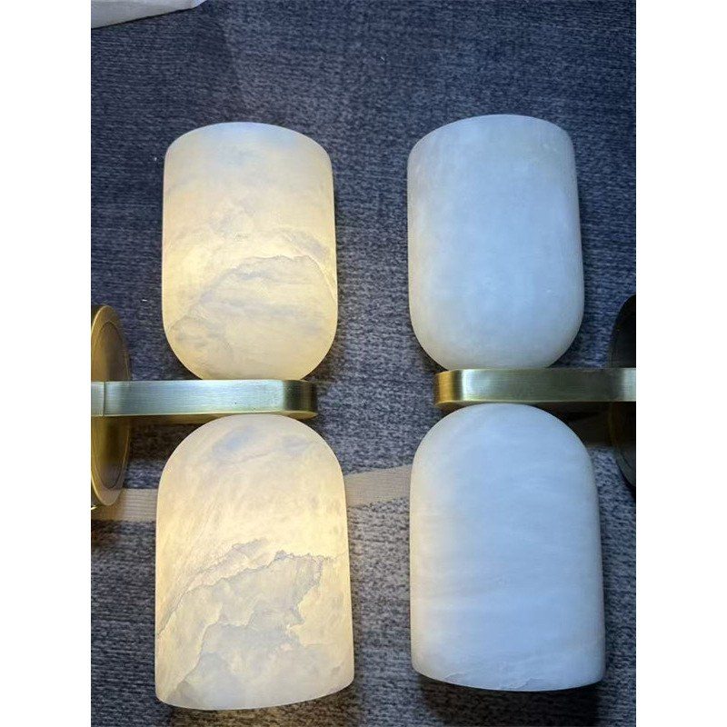 Cylinder Alabaster Wall Sconce — Warm Glow Light for Corridors & Lobbies - Image 4
