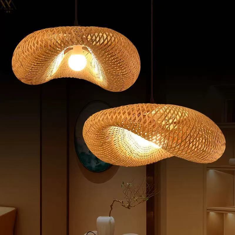 Fabric Hanging Pendant Light — for Dining & Retail — view 2