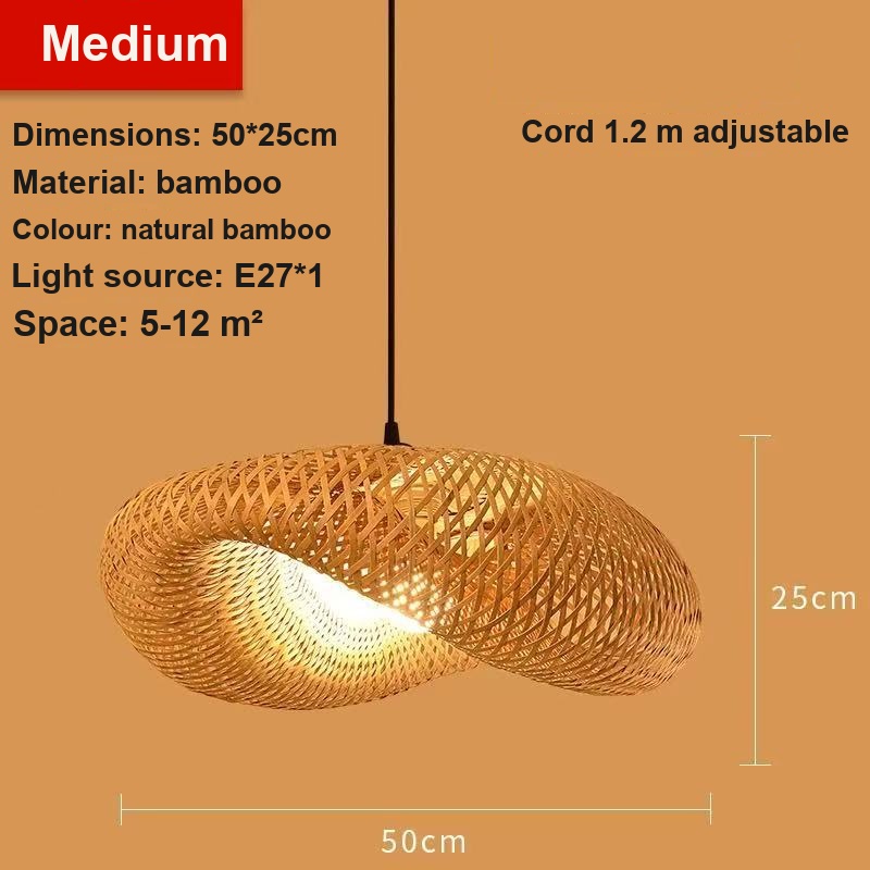 Fabric Hanging Pendant Light — for Dining & Retail — view 6