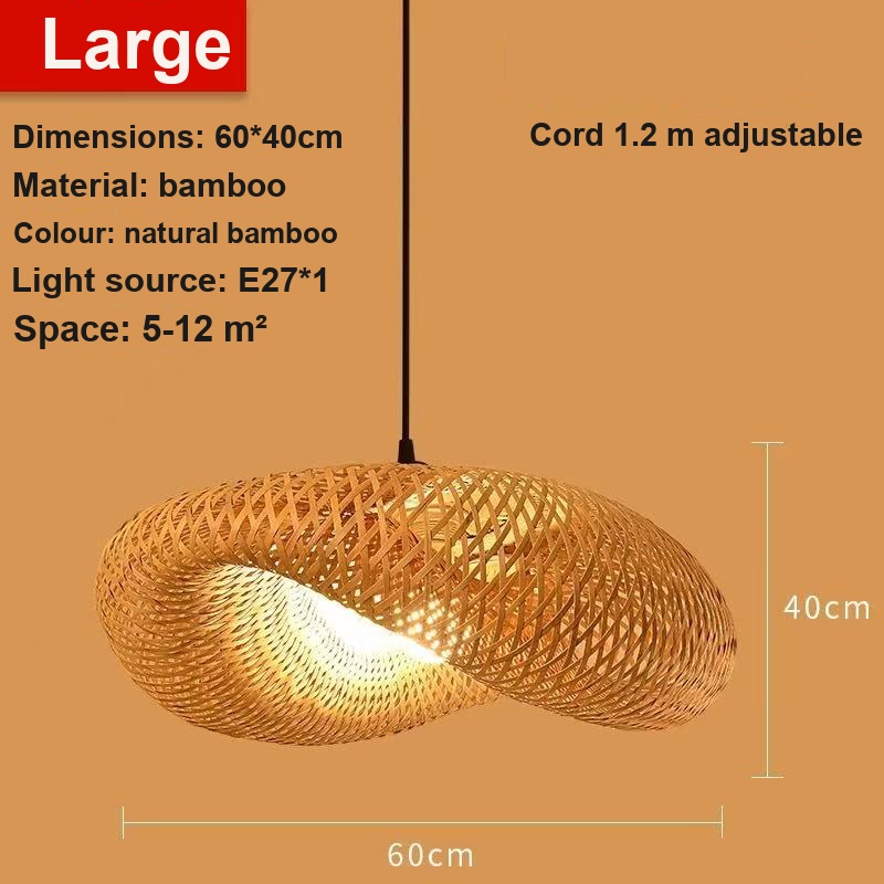 Fabric Hanging Pendant Light — for Dining & Retail — view 7