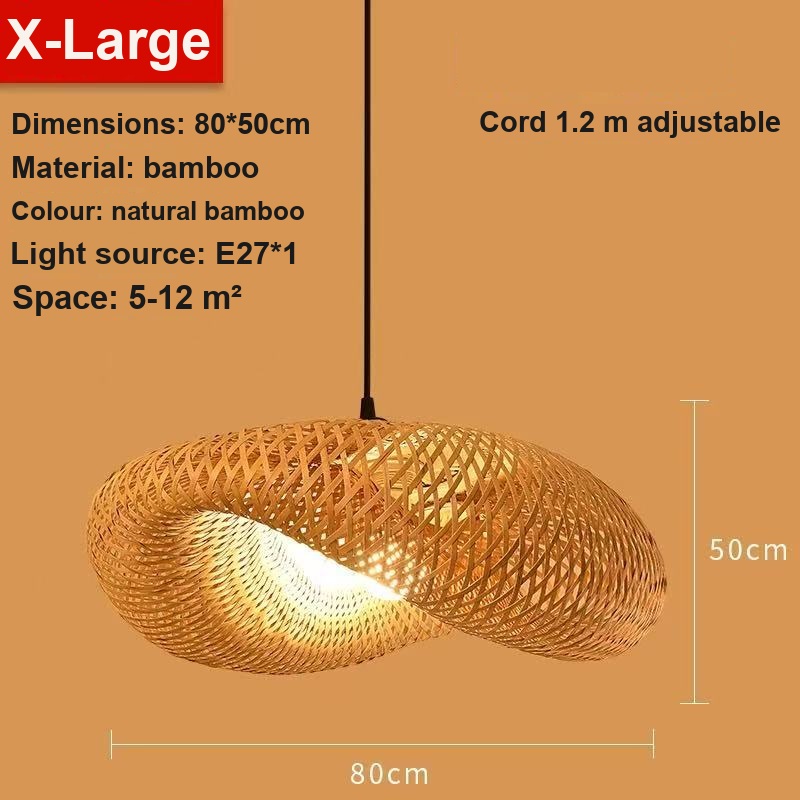 Fabric Hanging Pendant Light — for Dining & Retail — view 8