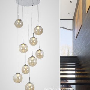 Glass Hanging Pendant Light — for Dining & Retail — view 1