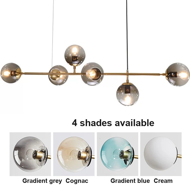 Gold Hanging Chandelier — for Dining & Retail — view 5