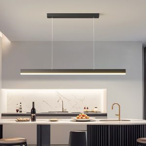 Wood Hanging Pendant Light — for Dining & Retail — view 1