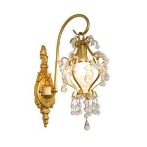 French Crystal Vanity Light