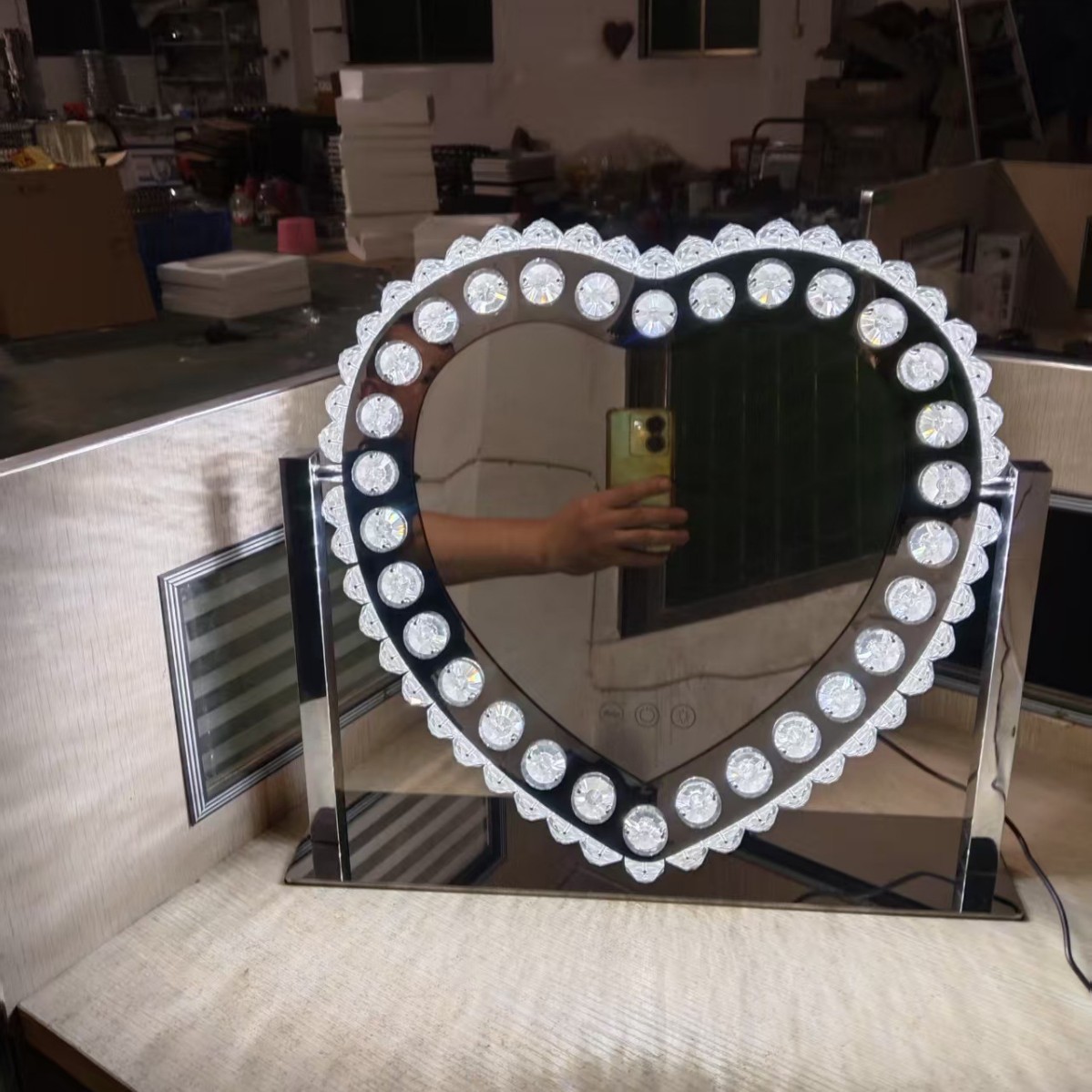 Illuminated Crystal Vanity Mirror - Image 6