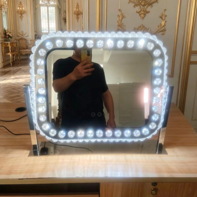 Illuminated Crystal Vanity Mirror - Image 5