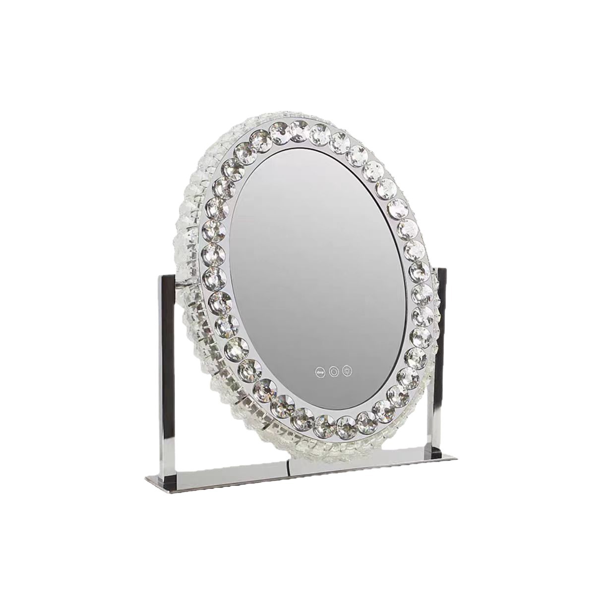Illuminated Crystal Vanity Mirror