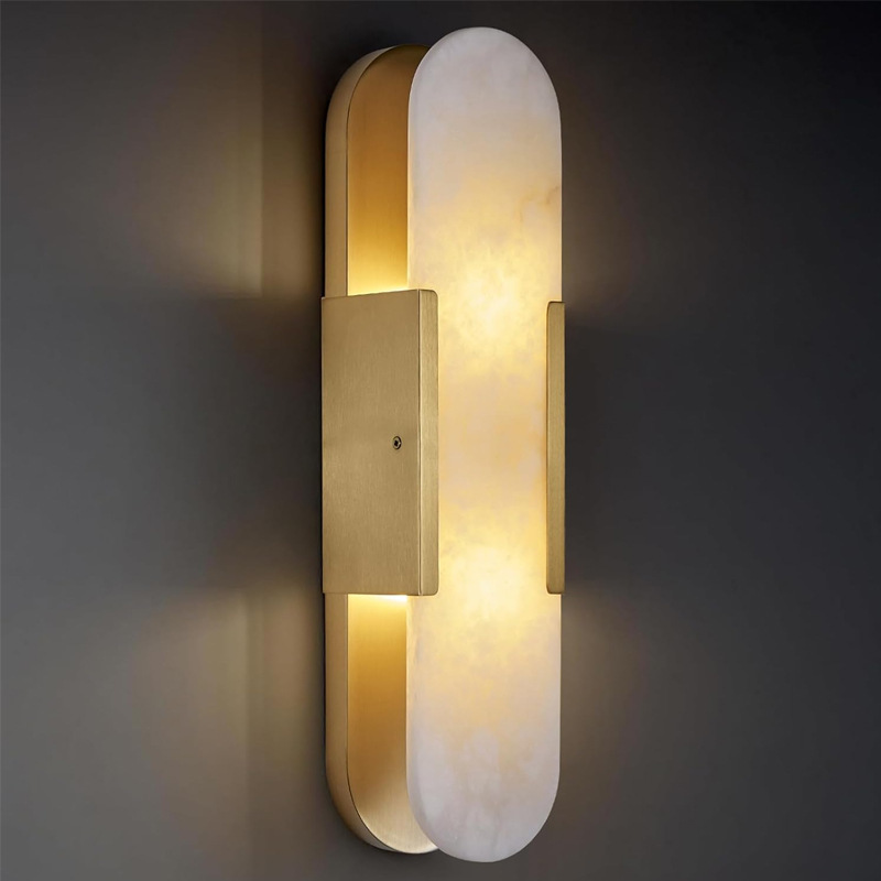 Spanish Alabaster Vanity Wall Light - Image 5