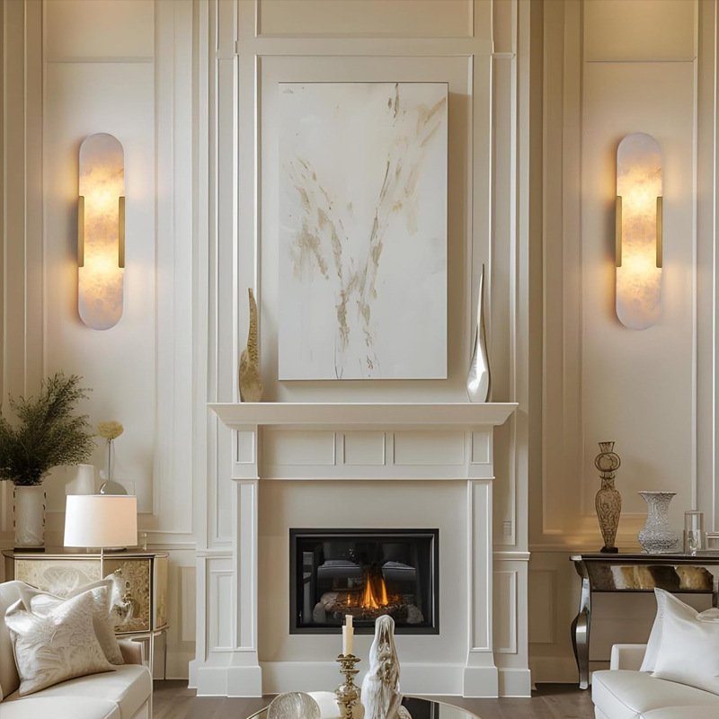 Spanish Alabaster Vanity Wall Light - Image 6