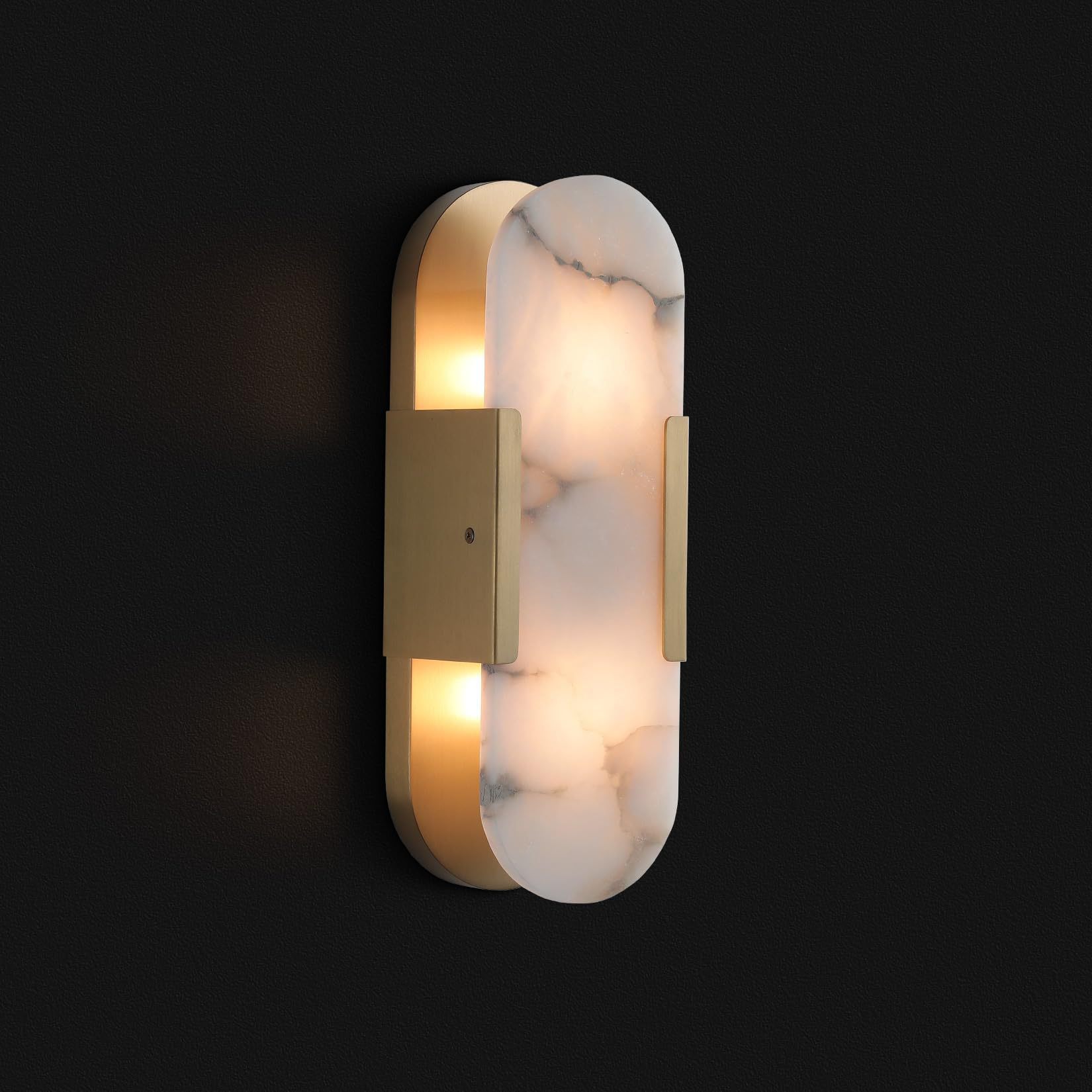 Spanish Alabaster Vanity Wall Light - Image 4